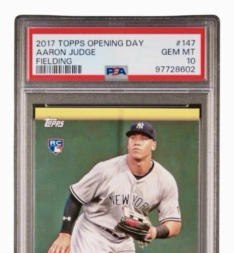 AARON JUDGE PSA 10 2017 Topps OP Fielding Rookie Gem Mint