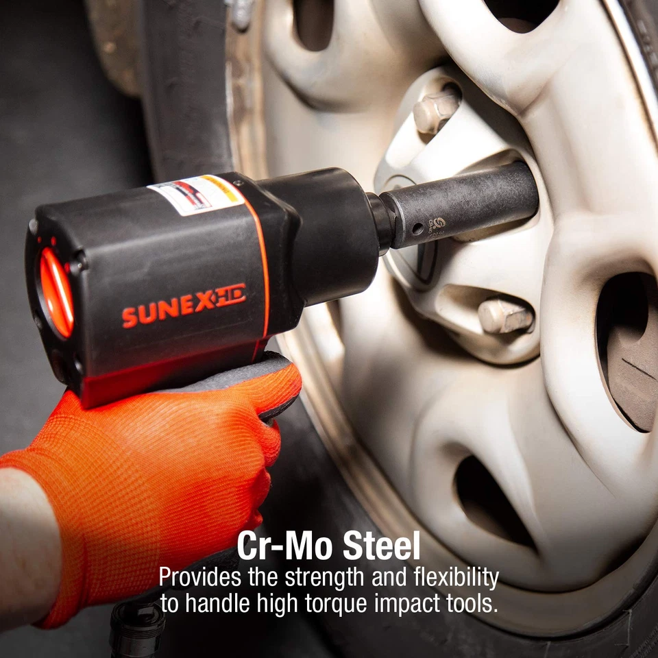 2641, 1/2 Inch Drive Deep Impact Socket Set, 19-Piece, SAE, 3/8" - 1-1/2", Cr... - Image 4 of 4