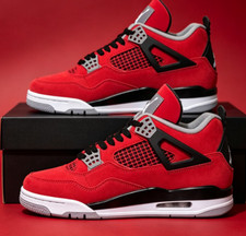 Jordan 4 Retro "Toro Bravo" Men's Mid Top Basketball Shoes