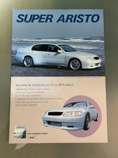 1993 Toyota Aristo Specialist performance modification + body kit spec brochure