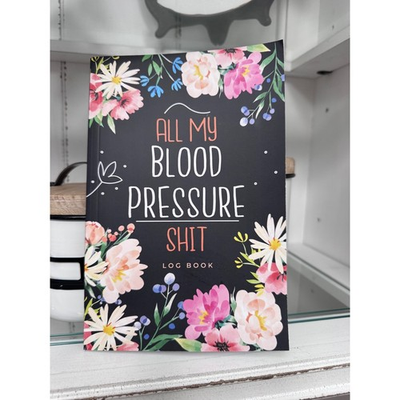 #ad All My Blood Pressure Stuff Log Book Floral Health Tracker Journal Daily Monitor $15.00