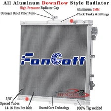 2 Row Aluminum Radiator For 2007-2014 Toyota Tundra 4.0L V6 Engine CC 2993