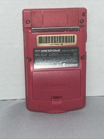 Nintendo Game Boy Color CGB Berry Pink Magenta Handheld Console - TESTED