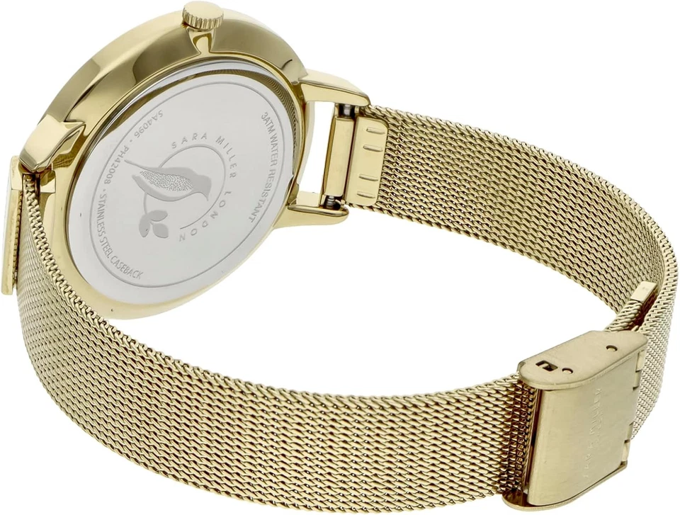 Sara Miller 手表天鹅系列 SA4096 女士金色 — 第 4/4 张图片