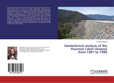 Christelle Grange | Geotechnical analysis of the Pournari I dam (Greece) from...