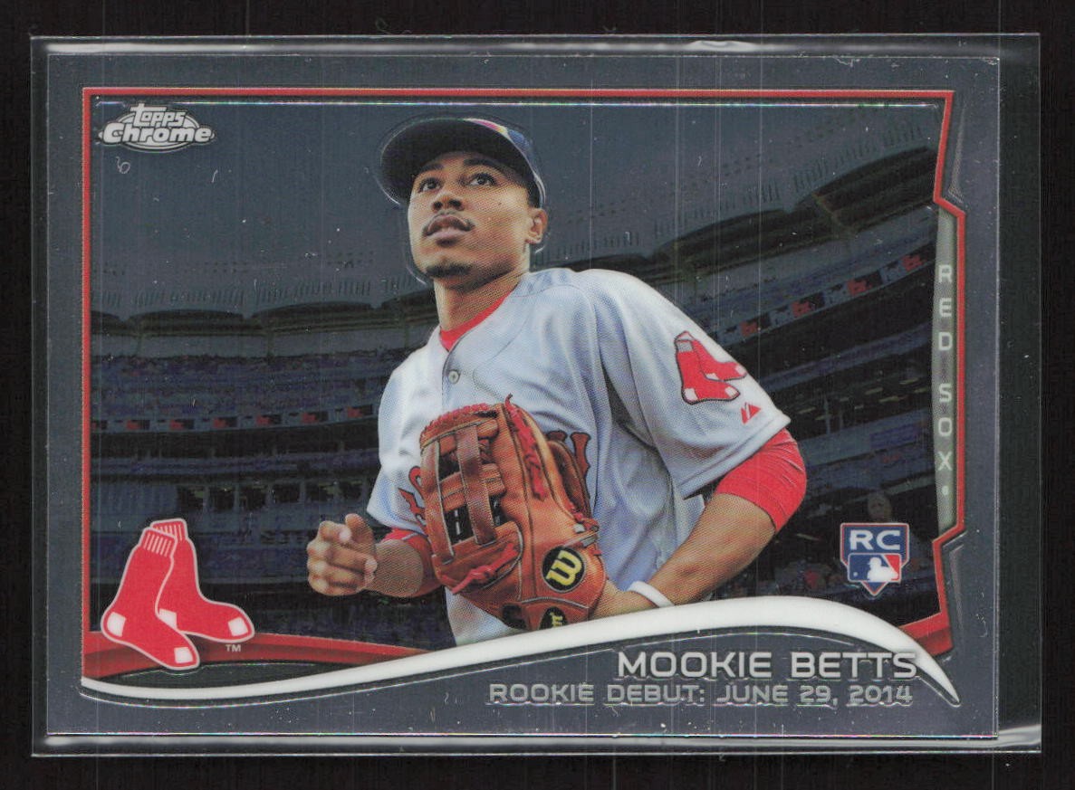2014 Topps Chrome Update #MB-46 Mookie Betts - NM/MT+ RC