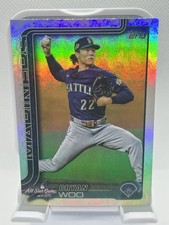 2025 Topps Update Series All Star Game Bryan Woo #ASG-34 Rainbow Mariners Foil