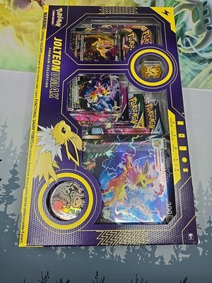 2022 Pokemon TCG Jolteon VMAX Premium Collection Box Factory 