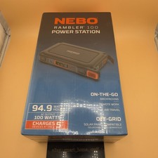 NEW NEBO Rambler 100 Portable 100w USB AC Wireless Power Station NEB-PST-0004