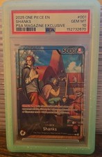 【PSA10】シャンクス #001 PSA MAGAZINE EXCLUSIVE 2025 One Piece Promos 001 Shanks Psa Magazine Exclusive PSA 10