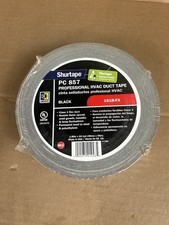 Shurtape PC 857 181B-FX Listed HVAC Duct Tape 1.88in x 60.1 yd Black C3D 