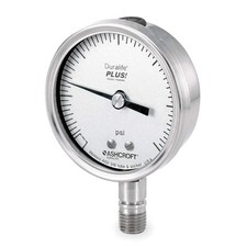 ASHCROFT 351009SW02LXLL600 Pressure Gauge,0 to 600 psi,3-1/2In 4TA69