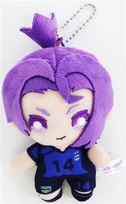 Blue Lock Ball Chain Mascot Reo Mikage Plush Keychain Figure Anime Official