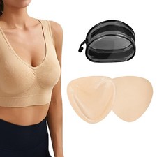 Double-Sided Sticky Bra Pads Invisible Lift Push-Up Reusable Breast Cups