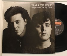 Tears For Fears Lp Songs From The Big Chair On Mercury - Vg++/ Vg++