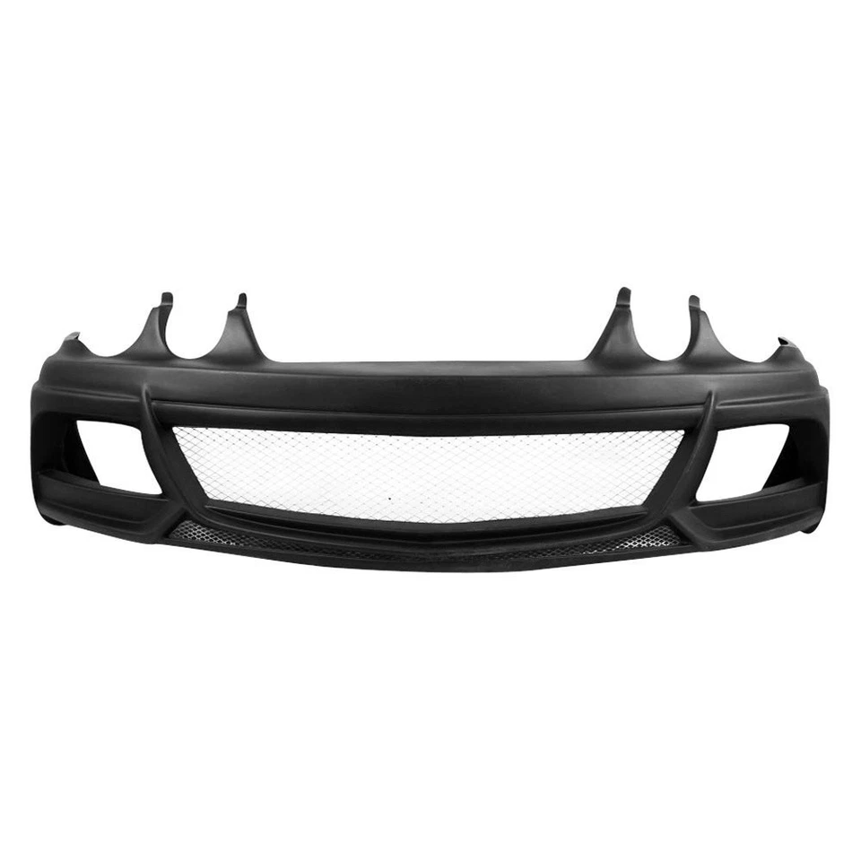For Mercedes-Benz CLK320 98-02 W-1 Style Fiberglass Front Bumper Cover Unpainted Foto 3 de 4