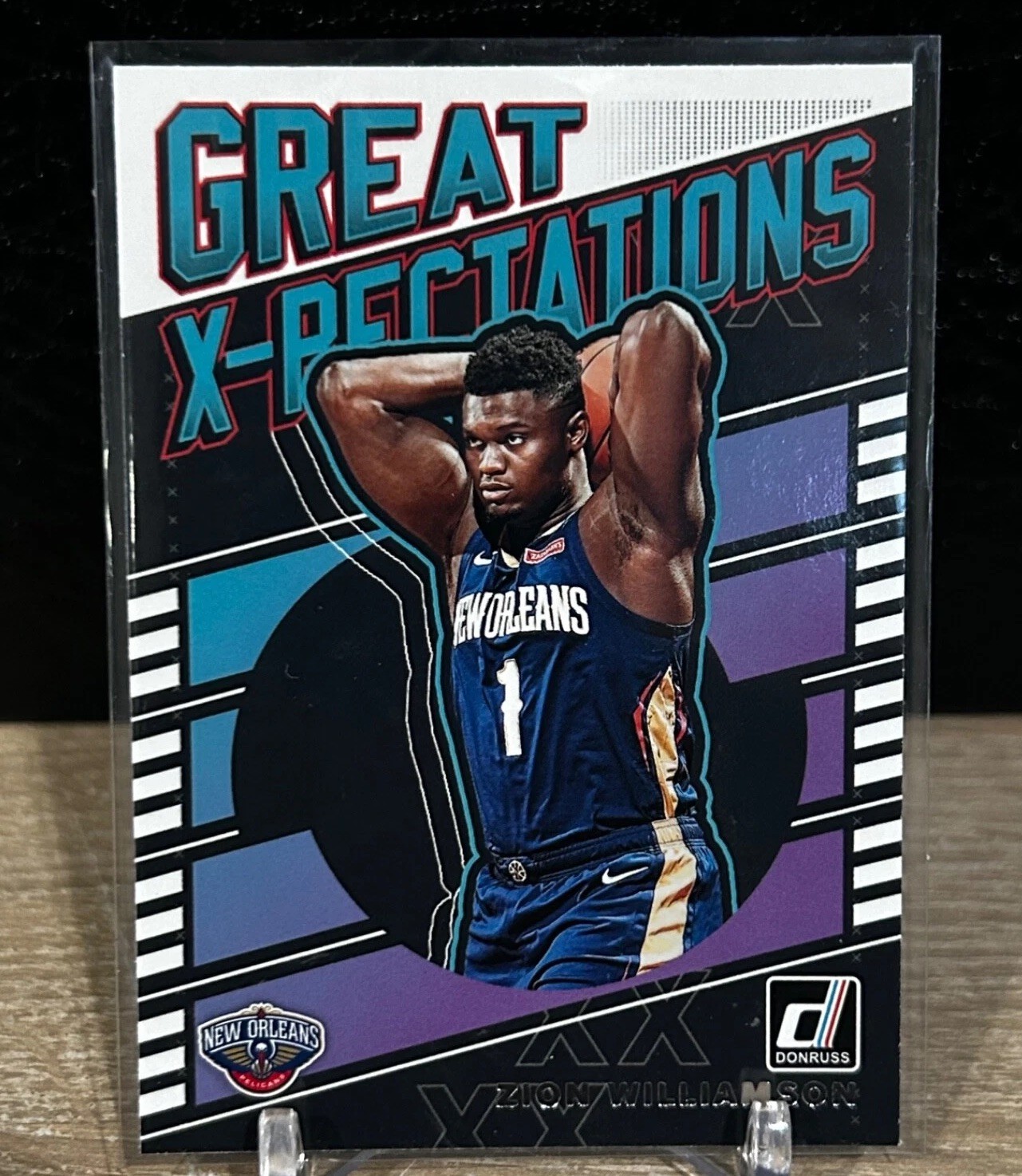 2019-20 Panini Donruss Great X-Pectations Zion Williamson #7 (RC) Pelicans