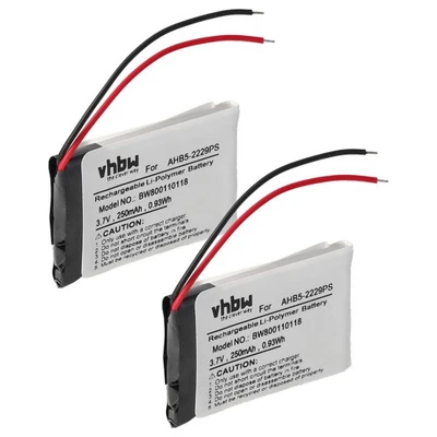 VHBW 2x Batteria per Cuffie Jabra Pro 923 920 935 930 900 250mAh