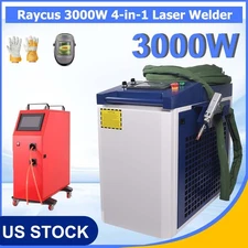 Raycus 3000W Fiber Laser Welding Cutting Machine Rust/Oil/Paint Remover US 380V