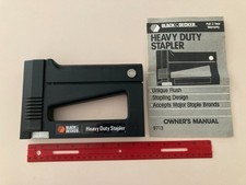 Black & Decker USA Heavy Duty Stapler Model 9713 Type 1 with Owner's Manual