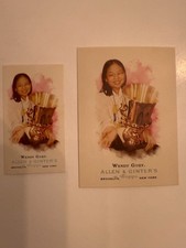 2-2006 Topps Allen & Ginter's Wendy Guey  mini AG back & Base Spelling Bee #306