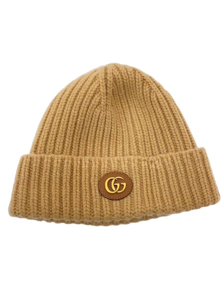 GUCCI Knit Cap -- Wool CML Men's