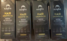 Elevate Hair Growth Oil Biotin 5% Minoxidil 1oz Repair Scalp 4 x 30ml