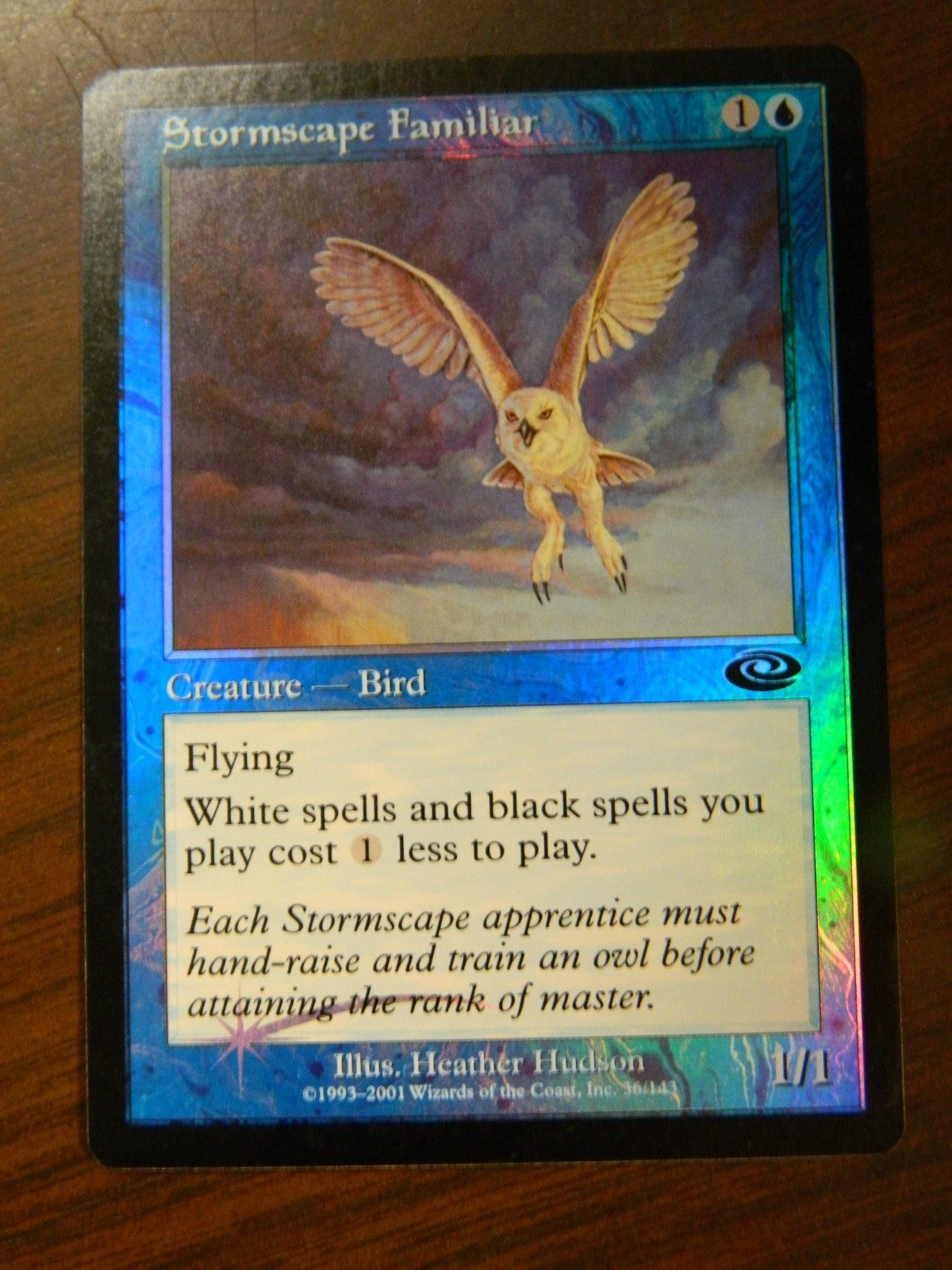 MTG FOIL  Invasion Planeshift  Blue Common Stormscape Familiar Near Mint Cond
