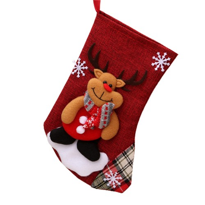 #ad Christmas Stocking Gift Bag Soft Durable Adding to Christmas Atmosphere Bag for $4.99