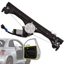 Front Right Passenger Side Power Window Regulator with Motor Assembly Compati...