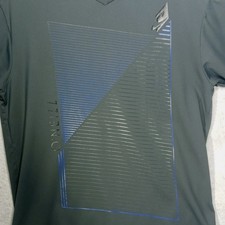 O'Neill Skins T Shirt L 6oz UV 50 Gray Rash Guard Swim Top Tee Ocean Swimming