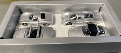 Marklin Set of 4 Die-cast Silver Porche Cars | eBay