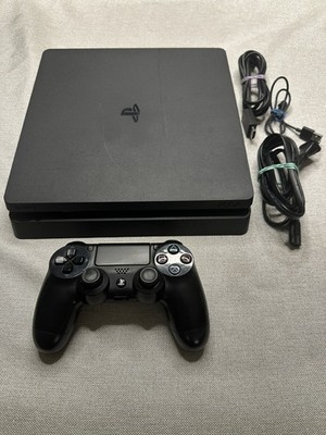 Sony PlayStation 4 Slim 500GB Console Black CUH-2215B w/Controller Factory Reset