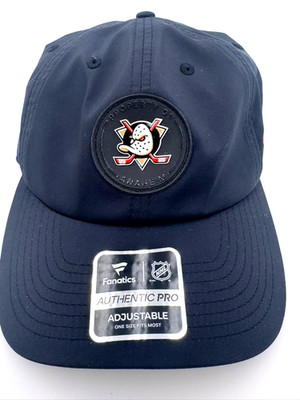 Fanatics Authentic Pro Adjustable Clousure Cap Embossed Anaheim Ducks Logo, NWT