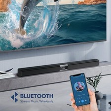 Bluetooth 5.0 TV Soundbar Lautsprecher Soundbar für TV Geräte Heimkino Soundbar