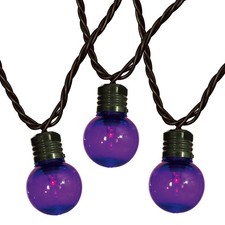 Way To Celebrate Halloween Flickering Dual Color LED Globe Lights 50/ 15 Ft