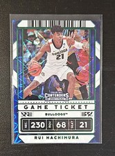 2020 Panini Contenders Draft Picks Game Ticket Green Explosion Rui Hachimura #33