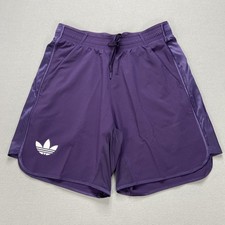 JN0787 Adidas Mens Ergo 7" Tennis Climacool 2-in-1 Shorts Aurora Plum Size Small
