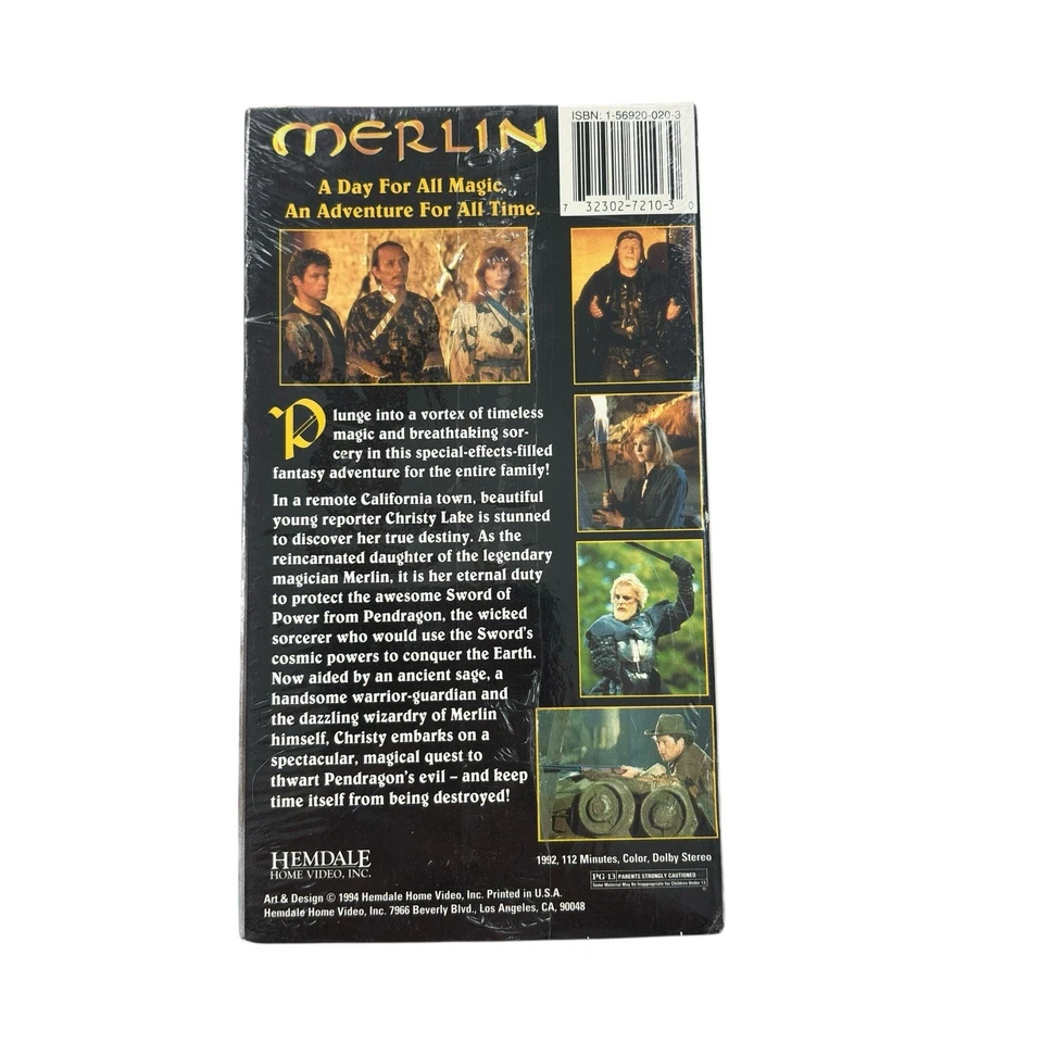 Merlin The Most Magical Adventure Of All Time 1992 VHS - Image 2 of 4