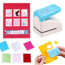 Postage Stamp Embossing Punch for Scrapbooking and Card Making Supplies