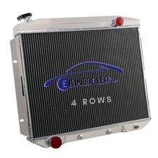 4 Row Aluminum Radiator For Ford Mercury Edsel Fairlane Ranchero V8 1957-1959