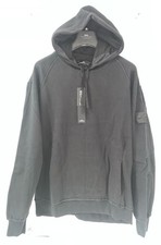 Shadow Project Black Stone Island Hooded Sweatshirt Jumper Mens XXL
