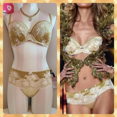 Y2K Victoria's Secret Dream Angels Fashion Show Bra/ Panty Set 34E/med