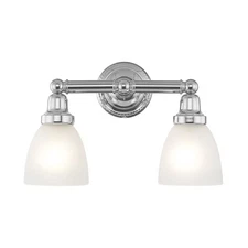 Livex Lighting - Classic - 2 Light Bath Vanity in Traditional Style - 15.5