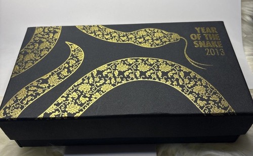 Rwanda 2013 Year of the Snake 3 Coins W/ Pave Gems & 24 g Silver. Only 1888 made - Picture 21 of 21