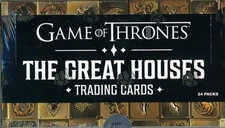 2025 Game of Thrones: The Great Houses Factory Sealed Box w/ 2 autos, 2 relics