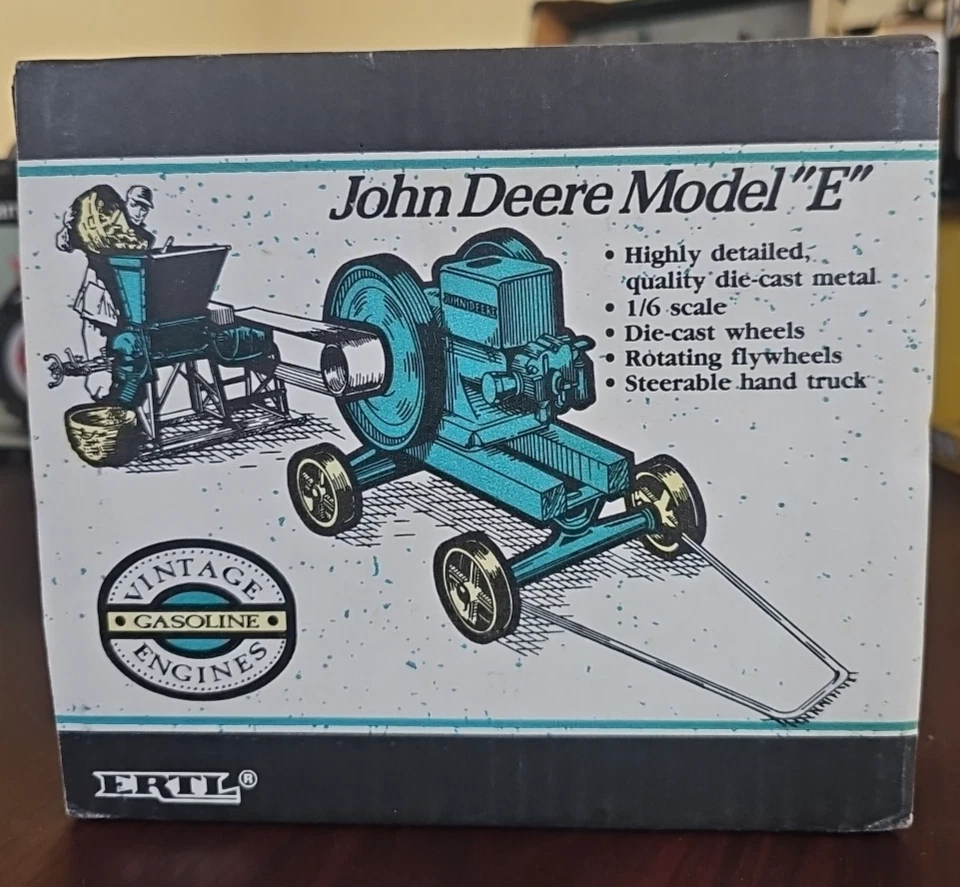 ERTL John Deere Engine Model E #4350 Die Cast 1/6 NOS Gasoline - Vintage - Image 4 of 4