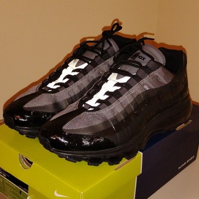 Nike Air Max 95+ BB Black Gray Low Top Men Sneaker Athletic Shoes Size 11