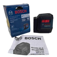 Bosch GLL50-20 Red Self-Leveling Cross-Line Laser Level