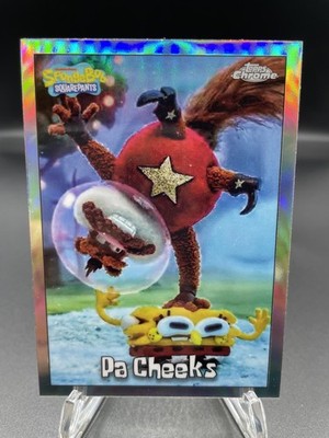 Pa Cheeks 2025 Topps Chrome SpongeBob SquarePants Sandy Refractor #113